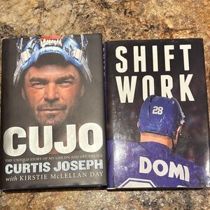 CCM Hockey Books with Black and White Covers